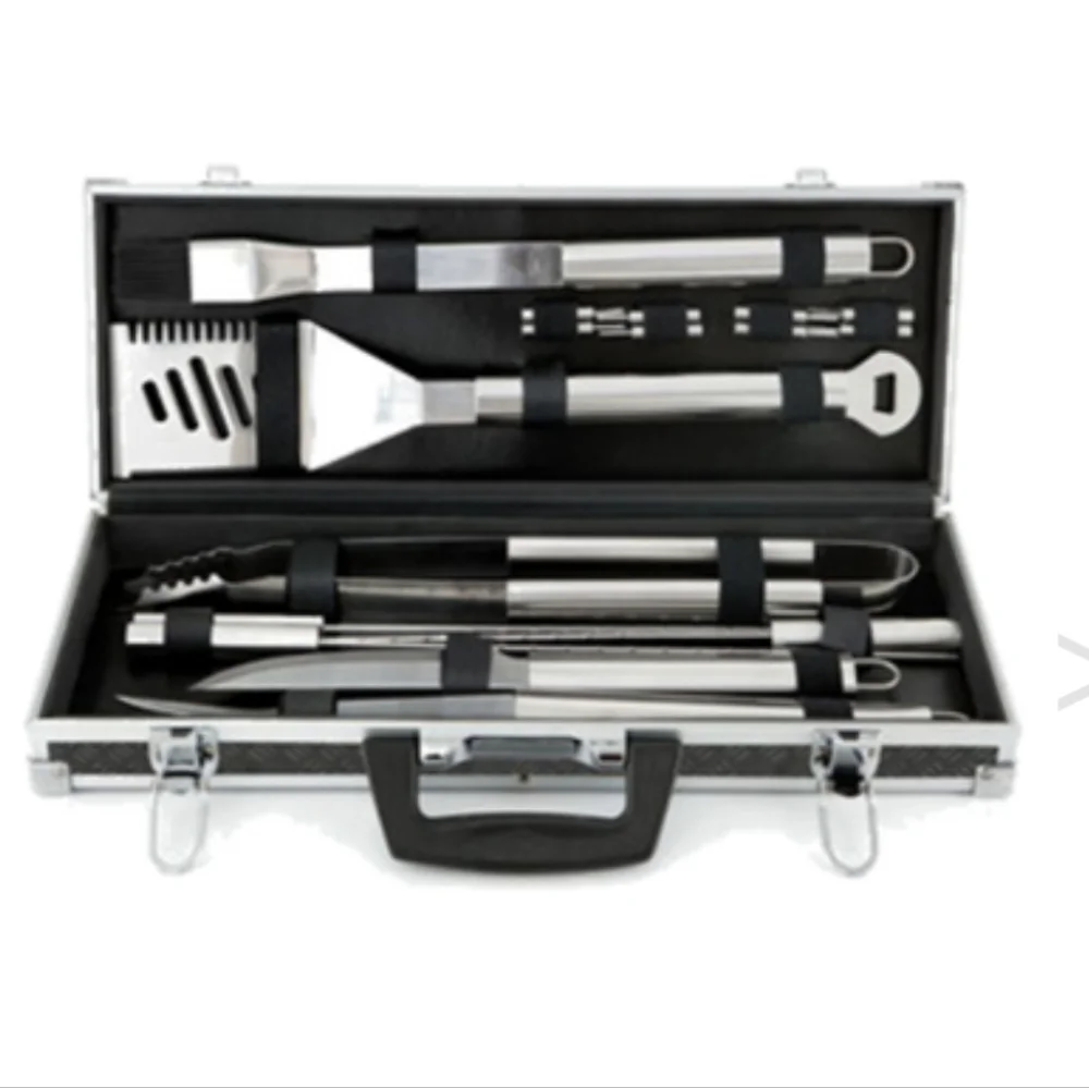 Mr  Bar-B-Q 18 PC tool set with aluminum case